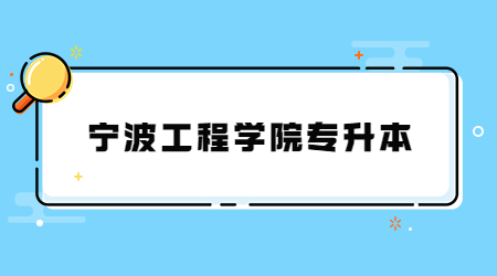 寧波工程學院專升本
